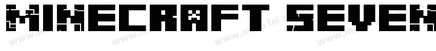 Minecraft Sevenv2 Regular字体转换
